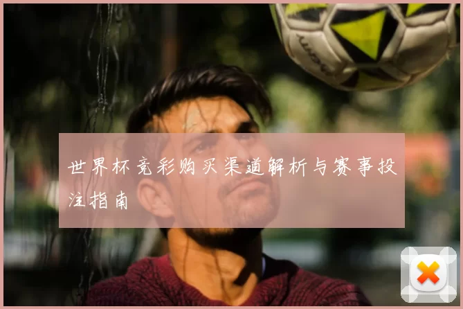 世界杯竞彩购买渠道解析与赛事投注指南